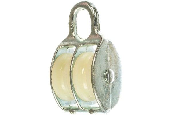 Блок двойной с пластиковым роликом (9х40 мм; ТФ6) Зубр 4-304596-40