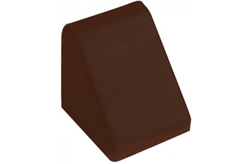 Уголок пирамида с заглушкой MFK-TORG 20х20х17 орех 20 20 17 7