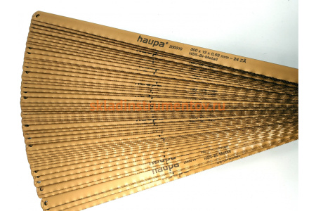 Полотна из быстрорежущей стали 50 шт для слесарной пилы HAUPA 200310/50