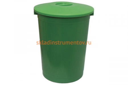 Бак Тара.ру с крышкой, 60 л, зеленый 04006