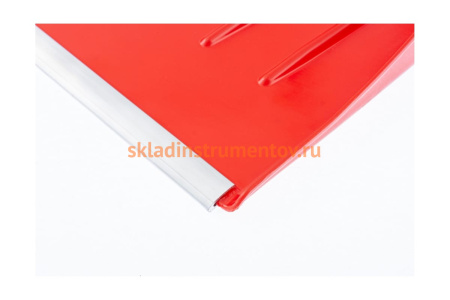 Лопата для уборки снега СИБРТЕХ пластиковая красная 616175