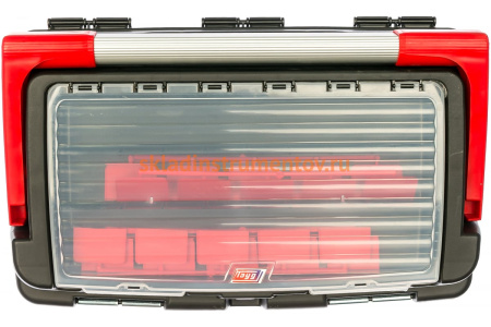 Ящик для инструментов 450x285x250мм, +лоток + органайзер Tayg 163005