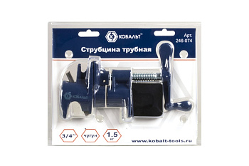 Трубная струбцина КОБАЛЬТ 3/4" 246-074
