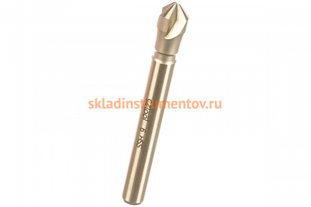Зенкер конический 3-х канавочный (6х45 мм; хвостовик 5 мм; HSS) Bucovice Tools 741060