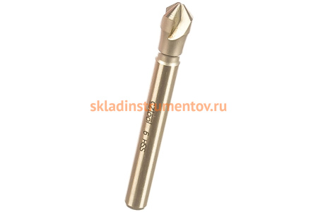 Зенкер конический 3-х канавочный (6х45 мм; хвостовик 5 мм; HSS) Bucovice Tools 741060