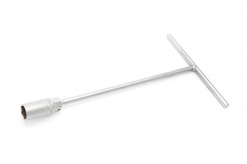 Свечной шарнирный ключ с резиновой вставкой Дело Техники 16мм 6-гр, L=350мм "ДТ"/50 547416