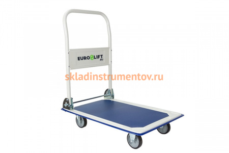 Платформенная стальная тележка EURO-LIFT ТН150 г/п 150 кг, диаметр колеса 100мм 00000248