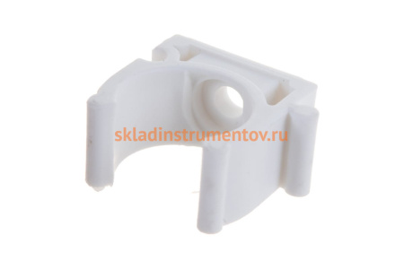 Крепление для трубы Энкор белое 350/3500 ф20 мм 45520