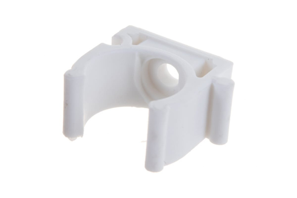 Крепление для трубы Энкор белое 350/3500 ф20 мм 45520