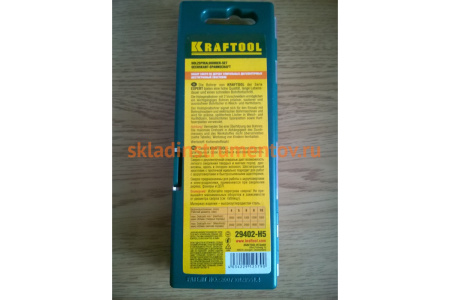 Набор сверл по дереву в боксе (5 шт; 4-10 мм) KRAFTOOL 29402-H5