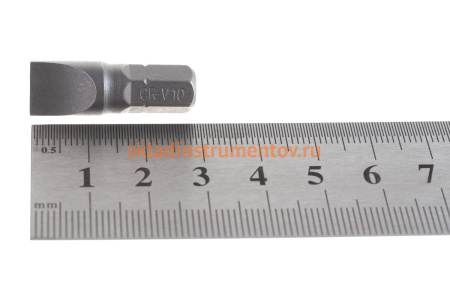 Вставка-бита 5/16"DR шлицевая, SL10, 30 мм Ombra 556510 55959