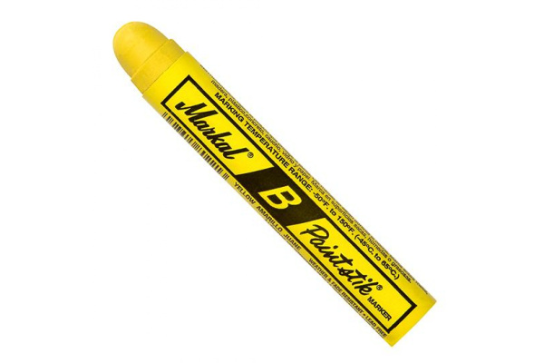 Твёрдый маркер-краска Markal B Paintstik, жёлтый 80221