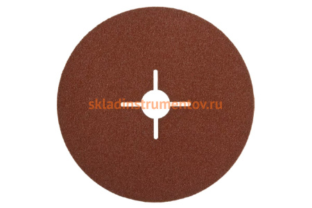 Круг шлифовальный ПРОФИ фибровый (5 шт; 150х22 мм; P40) для УШМ Зубр 35585-150-040