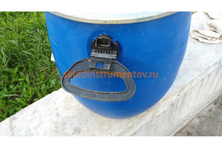 Бочка с крышкой на обруч ТАРА п/э, 48л, синяя 00228