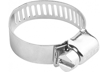 Хомуты Зубр ЭКСПЕРТ оцинкованные просечная лента 12мм 19-44мм 4шт 37805-019-44-4