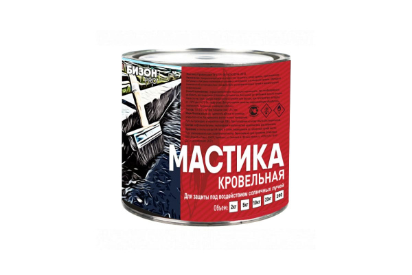 Кровельная мастика Бизон 2 л 901202