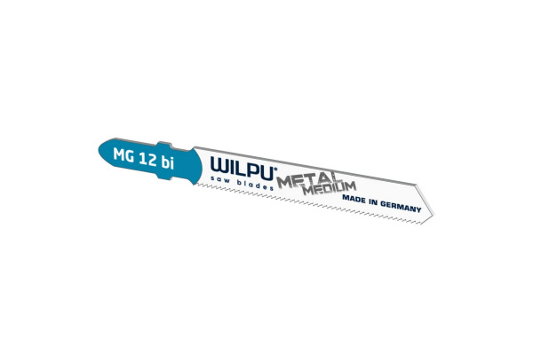 Пилка по металлу MG 12 bi (5 шт; 76.5х7.8х1 мм; 55 мм; 13 TPI; BiM) WILPU 265100005