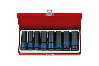 Набор ударных глубоких торцевых головок KING TONY 1/2 шестигранные 8 предметов 4410MP