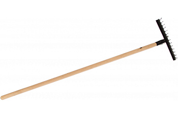 Витые грабли СИБРТЕХ 14 зубьев, 300 мм, с черенком 61769