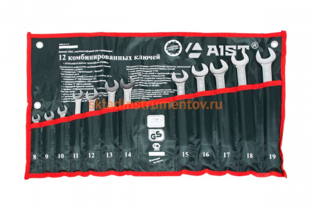Набор комбинированных ключей 8-19мм 12 предметов AIST 0010812AX 00-00010808