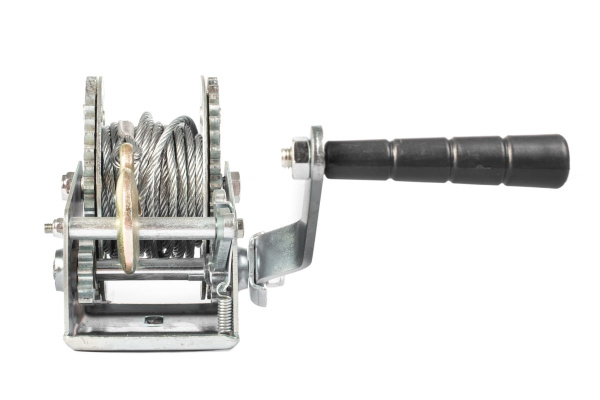 Ручная барабанная лебедка TOR ЛН-2500 (LHW) г/п 1,0 т, длина троса 10 м 11312