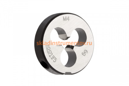 Плашка М 4 шаг 0,7 мм. D20 мм Bucovice Tools 210040