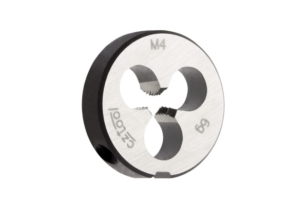 Плашка М 4 шаг 0,7 мм. D20 мм Bucovice Tools 210040