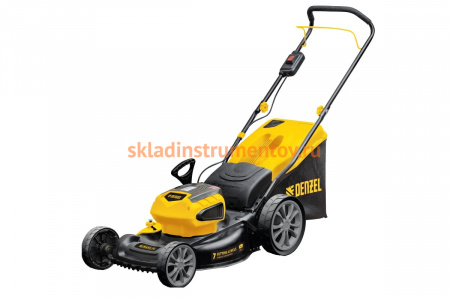 Аккумуляторная бесщеточная газонокосилка Denzel RLM450-36 Li-ion, 36 В, 4 Ач 58910