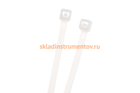 Нейлоновые хомуты Зубр белые, 2.5x150 мм, 100 шт. 309010-25-150