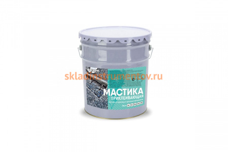 Каучуко-битумная приклеивающая мастика Бизон 5л 901605