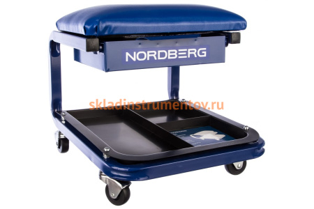 Ремонтное сиденье на колесах с выдвижным ящиком NORDBERG N30S1