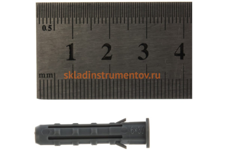 Дюбель распорный 1000 шт. (6х30 мм) тип "Ежик" Зубр 4-301060-06-030