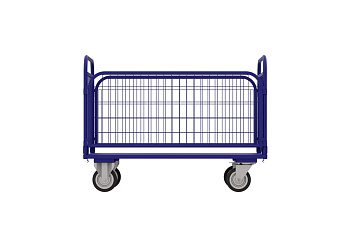 Тележка RUSKLAD платформенная с сетчатыми бортами и складными ручками  ТСРС 3 (600х1000) d160мм Тележка RUSKLAD платформенная с сетчатыми бортами и складными ручками  ТСРС 3 (600х1000) d160мм