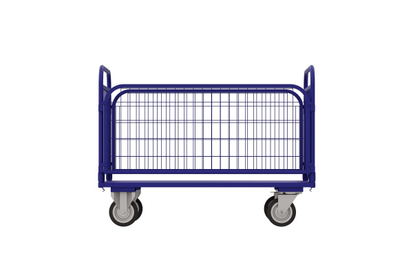 Тележка RUSKLAD платформенная с сетчатыми бортами и складными ручками  ТСРС 2 (600х900) d125мм Тележка RUSKLAD платформенная с сетчатыми бортами и складными ручками  ТСРС 2 (600х900) d125мм