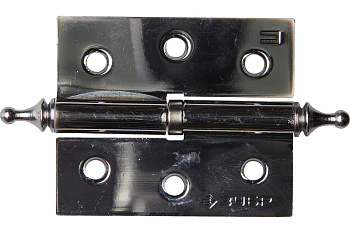 Дверная разъемная петля Зубр Эксперт 1 подшипник цвет хром CP правая с крепежом 75x63x2.5 мм 2 шт. 37605-075-2R