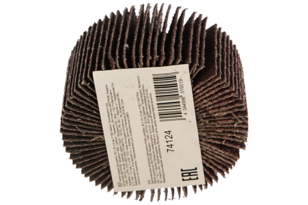 Круг лепестковый (60x30x6 мм; Р80) для дрели MATRIX 74124