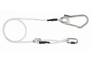 Строп из регулируемого каната 2 м, с большим монтажным и соединительным карабином ПРОГРЕСС СЕФЕТИ Строп Врег+Кс исп.3