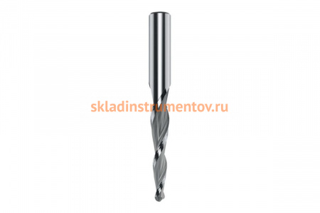 Фреза спиральная конусная для 3D фрезерования (3.2х50х90 мм; R=1.6; Z=3; S=8; RH) CMT 152.080.325