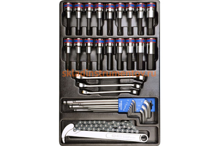 Набор инструментов в красной тележке, 204шт KING TONY 934A-100MR