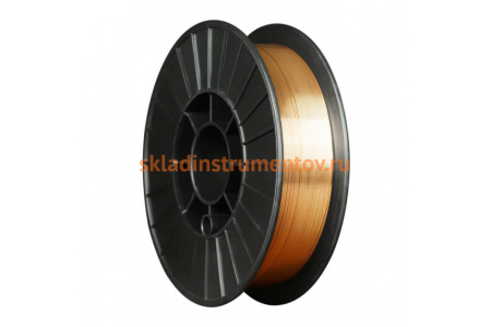 Проволока сварочная омедненная ER70S-6 (5 кг; 1 мм; D200) FOXWELD 4174