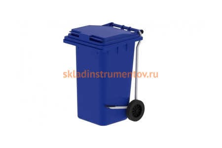 Мусорный бак с крышкой и педалью Верстакофф 240 л 24.С21.1