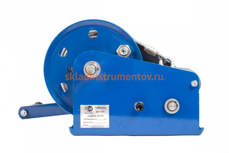 Ручная лебедка TOR ЛБ-3000 BHW 1.35 т, 10 м 1000388