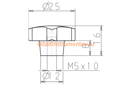 Крестообразная рукоятка KIPP K0148.205