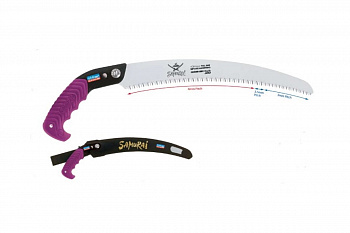 Пила с изогнутым полотном с переменным шагом в чехле, с поясным креплением SAMURAI GCW-270-LMH