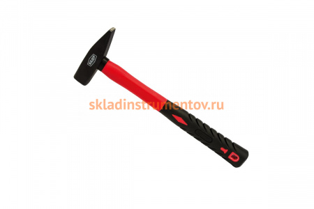 Кованый молоток со стеклопластиковой обрезиненной рукояткой 400г КЕДР 055-0400 27282