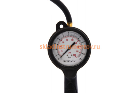 Пистолет накачки с механическим манометром ROSSVIK H33