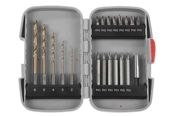 Набор насадок «ЭКСПЕРТ» для шуруповертов 20 предметов Зубр 26056-H20