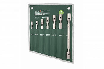 Набор шарнирных двусторонних ключей Дело Техники 7 шт., планшет тетрон. 517571