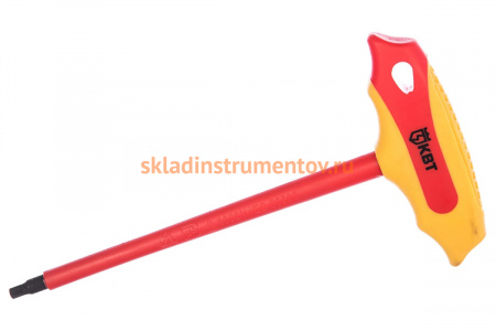 Ключ диэлектрический шестигранный Т-образный 4 мм КВТ Профи 73231