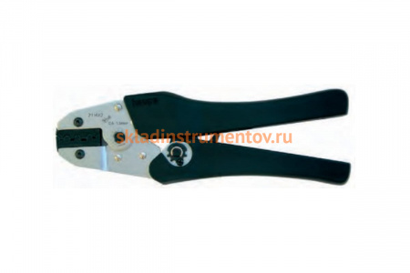 Обжимной инструмент для неизолированных кабельных наконечников из латуни HAUPA 211682